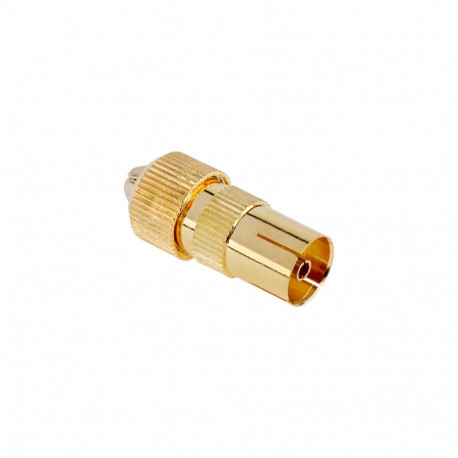 TV antennipistik kaablile kuldne (25 tk.)