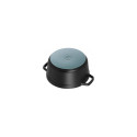 "Staub La Cocotte 20cm rund. schwarz. Gusseisen"