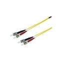 "Equip LWL Patchkabel ST->ST 1.00m Singlemode Duplex OS2 ge Polybeutel"