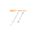 CLUB3D USB-C® Beaded Cable Pink