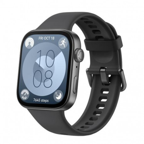 Huawei WATCH Fit 3 4.62 cm (1.82") AMOLED 43.2 mm Digital 408 x 480 pixels Touchscreen Black Wi