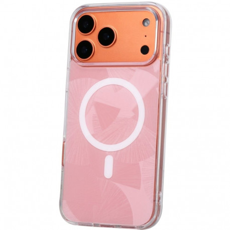 Mobiili tagakaas Setty iPhone 17 Pro Flash Magsafe, roosa