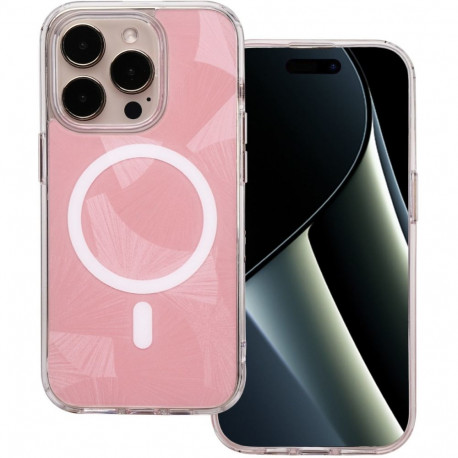 Mobiili tagakaas Setty iPhone 15 Pro Flash Magsafe, roosa