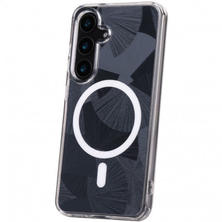 Mobiili tagakaas Setty Galaxy S24/S25 Flash Magsafe, must