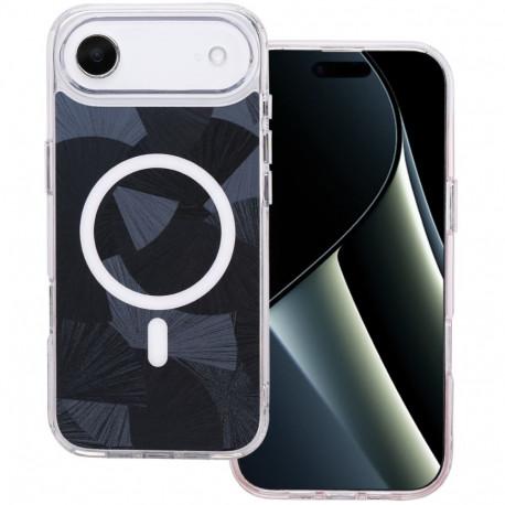 Mobiili tagakaas Setty iPhone 17 Air Flash Magsafe, must