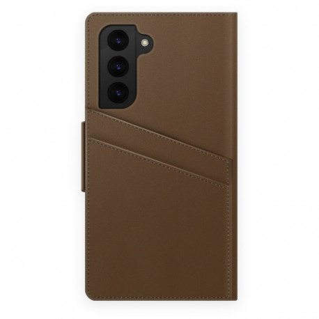 Kaardivahega mobiiliümbris Ideal of Sweden Galaxy S22 Wallet Atelier Intense Brown