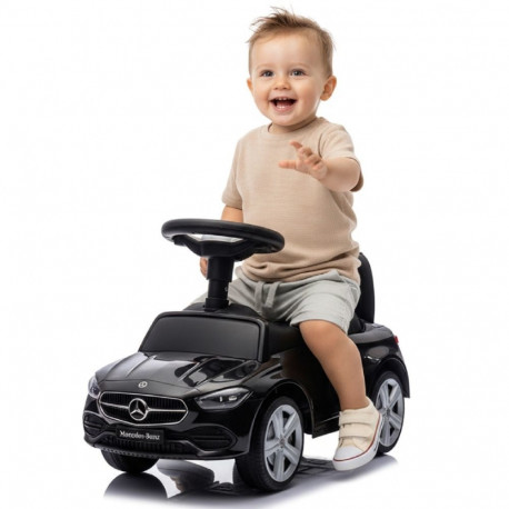 Jeździk dla dziecka, pchacz, chodzik, Mercedes C-Class czarny