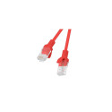 PATCHCORD CAT.5E UTP 3M RED FLUKE PASSED LANBERG
