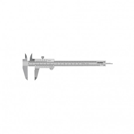 Vernier caliper 150mm, stainless steel, accuracy 0.02mm Truper®