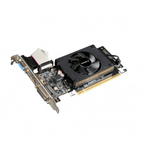 Gigabyte videokaart GV-N710D3-2GL 2.0 NVIDIA 2GB GeForce GT 710 DDR3 PCI Express 2.0 Cooling type Active,