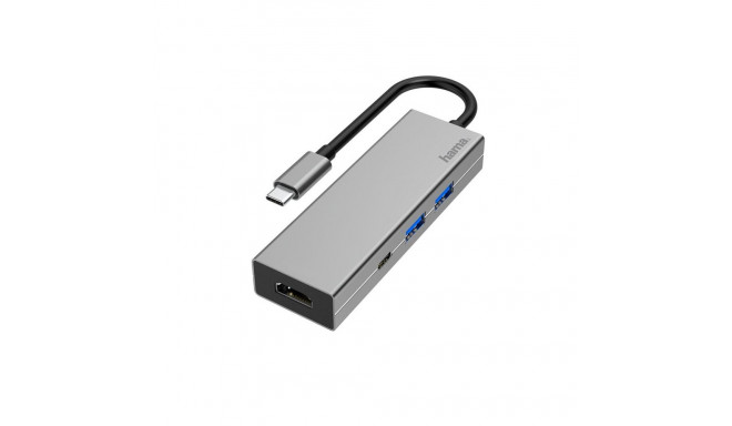 Adap. Hama USB-C pistik -> 2xUSB-A/USB-C/HDMI
