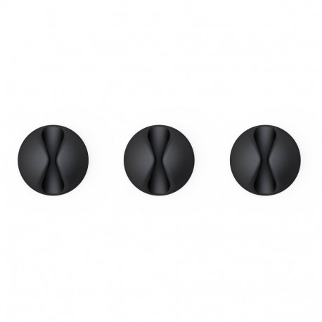 Bluelounge CableDrop 6 tk komplekt, must