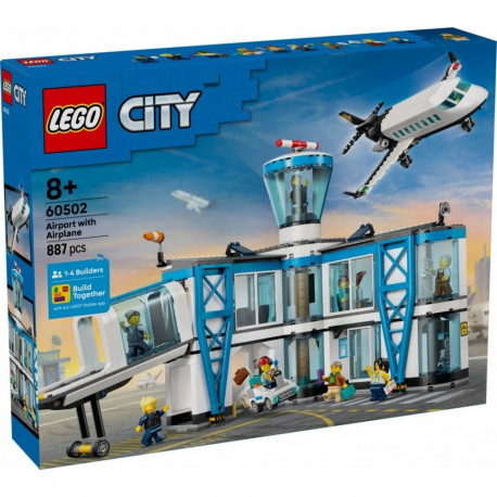 Ehituskomplekt City 60502 lennujaam lennukiga