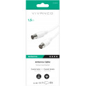 Vivanco antenna cable Coaxial 1.5m