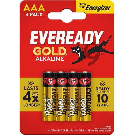 Energizer patarei Eveready Gold AAA CP4