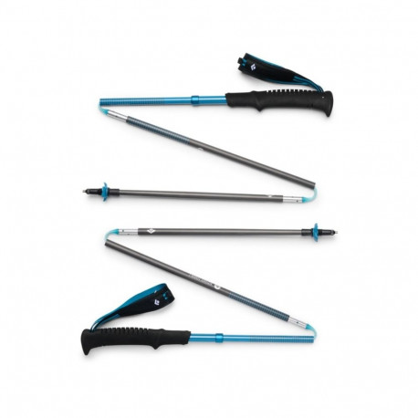 Matkakepid Distance Carbon Z, antratsiit/sinine, 105cm