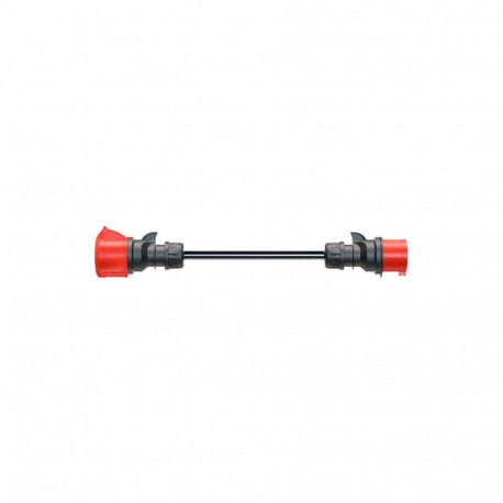 Adapter für Gemini flex 22 kW, CEE rot Drehstrom 32A > CEE rot 16A (schwarz, 30cm)