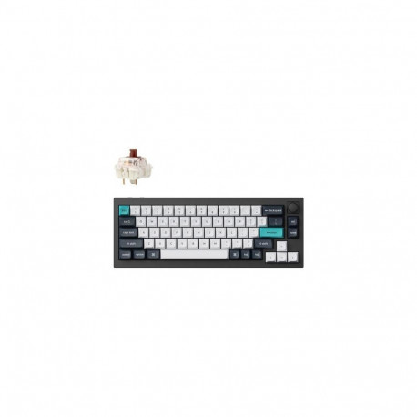 Keychron Q2 Max keyboard Universal USB + RF Wireless + Bluetooth Nordic Black, Carbon