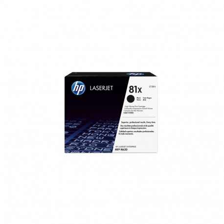 HP 81X High Yield Black Original LaserJet Toner Cartridge