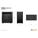 Case|BE QUIET|PURE BASE 501|MidiTower|ATX|MicroATX|MiniITX|Colour Black|BG073