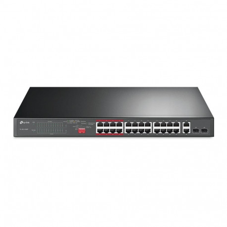 Switch|TP-LINK|TL-SL1226P|Desktop/pedestal|24x10Base-T / 100Base-TX|2x10Base-T / 100Base-TX / 1000Ba