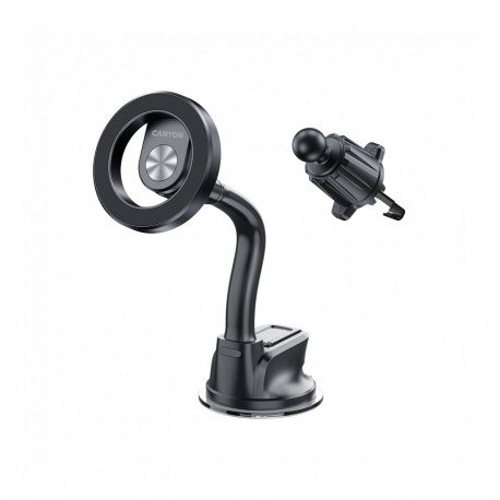 CANYON Magnetic car holder OnGrip 12 suction + air vent Black