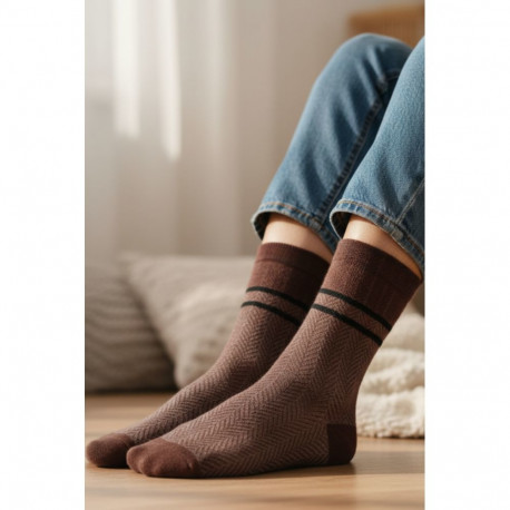 SOKISAHTEL Pierre Mantoux ROBVN pruunid puuvillased sokid 444