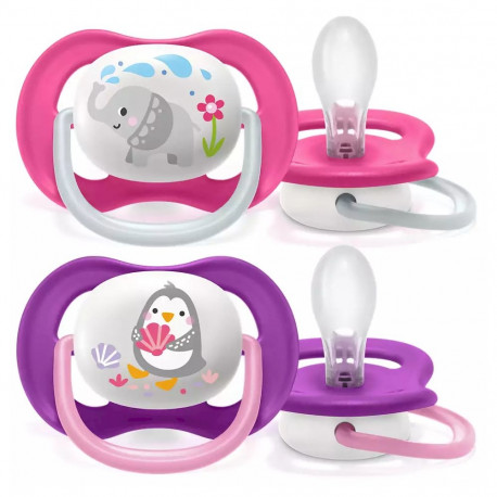 Philips SCF080/08 Avent Ultra Air Animals Baby Teat 6-18m / 2pcs.