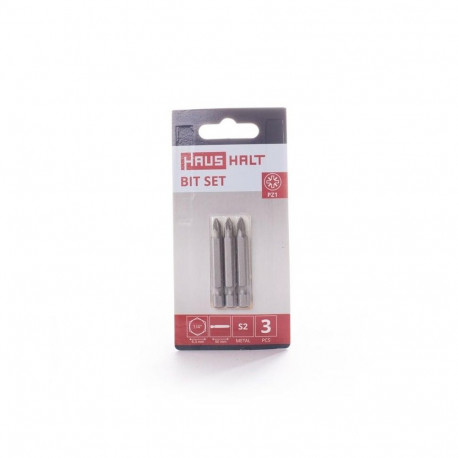 SCREWDRIVER BIT PZ1X50MM 3PCS