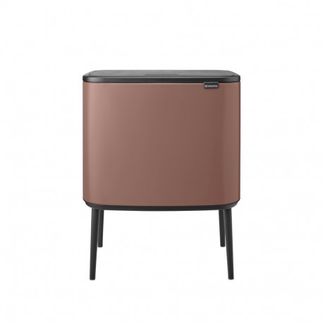 BRABANTIA Atkritumu tvertne Bo Touch 11+23L - Satin Taupe 234064