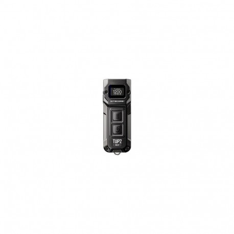 Nitecore TUP2 keychain flashlight – 1,200 lumens, USB-C rechargeable, OLED display, aluminum alloy, 