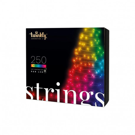 Twinkly jõulutuled 250LED/20m/must-roheline juhe/IP44