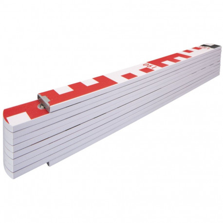 STABILA Type 1407 GEO, 2 m Holz-Gliedermaßstab