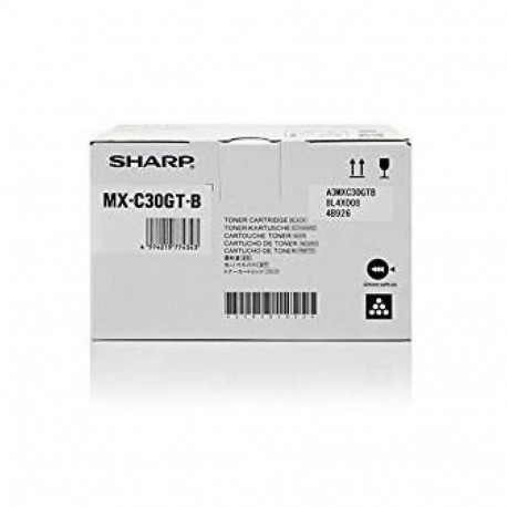 Toner Cartridge Sharp MX-C30GT-B Yield 5500-8800 Pages Black
