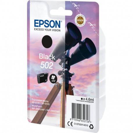 Epson 502 tindikassett, must