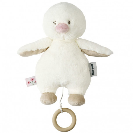 NATTOU Fanfan musical plush toy baby duck, 28cm