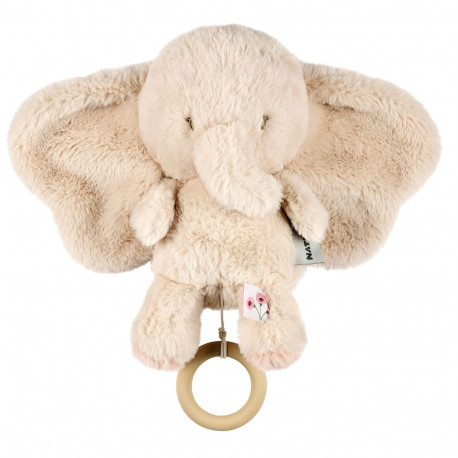 NATTOU Fanfan musical plush toy elephant sand, 25cm