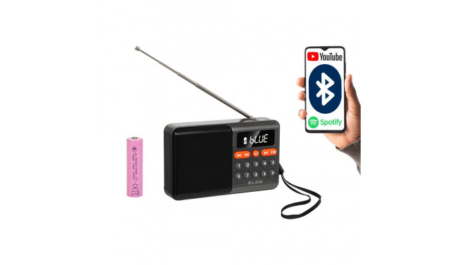 77-558# analoogne kaasaskantav am/fm bt raadio Blow RA18 mini