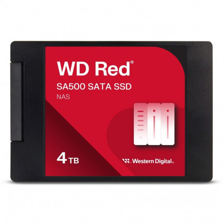 SanDisk punane WD ™ SA500 SATA SSD 2,5"/7 mm POWERED BY 4 TB