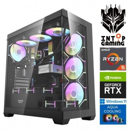 INTOP AQUA Ryzen 5 7500X3D 64GB DDR5 1TB SSD M.2 NVME RTX5080 16GB
 WIN11
