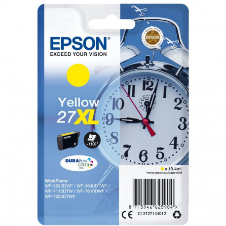 Epson Ink No 27XL Epson27XL Epson 27XL Yellow Gelb (C13T27144012)
