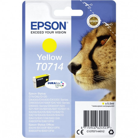 Epson Ink Yellow Gelb T0714 (C13T07144012)