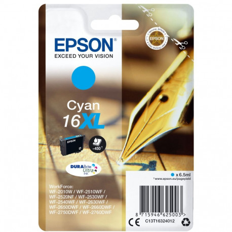 Epson Ink No 16XL Epson16XL Epson 16XL tsüaan HC (C13T16324012)