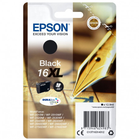 Epson Ink Black Schwarz No 16XL Epson16XL Epson 16XL (C13T16314012)