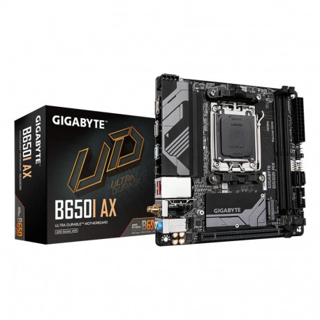 Mainboard|GIGABYTE|AMD B650|Socket AM5|mini ITX|RAM DDR5-SDRAM|2xSlots|Wi-Fi Yes|Bluetooth Yes|1xNum