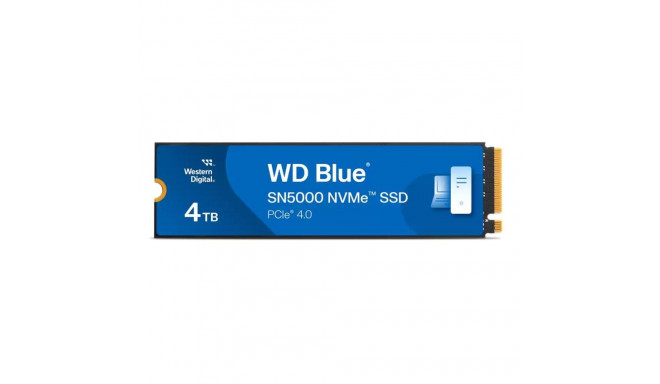 SSD|SANDISK|Blue SN5000|4TB|M.2|NVMe|Write speed 5000 MBytes/sec|Read speed 5500 MBytes/sec|2.38mm|T