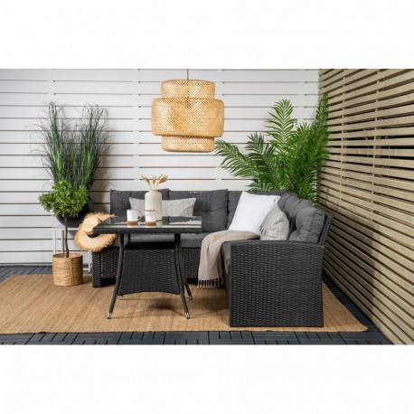 Aiamööbli komplekt WATFORD, must