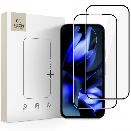 Tech-Protect kaitseklaas Glass Fit+ Google Pixel 9A/10A 2tk, must