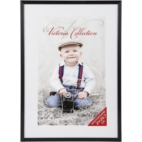 Photo frame Aluminium 21x30, black matte