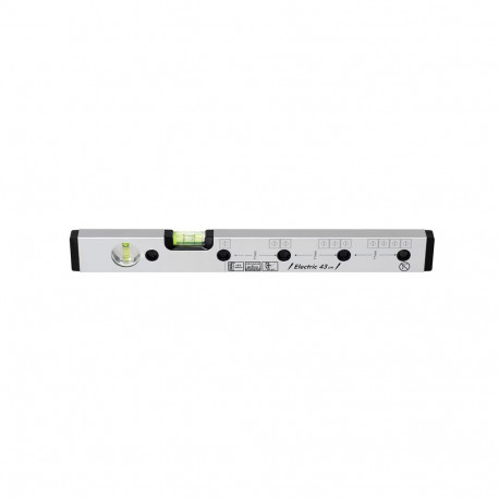 ALU-SPIRIT LEVEL 2V.V 43CM. ELECTRICIANS